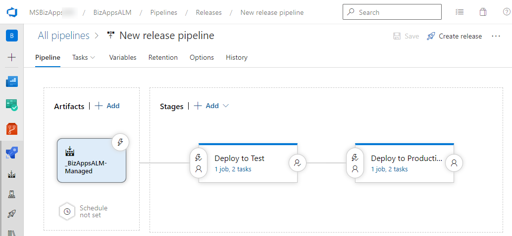 Azure DevOps ALM Process - Release Pipeline - Artifacts and Stages