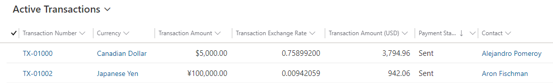 Connection Reference - Service Principal - Active Transactions View