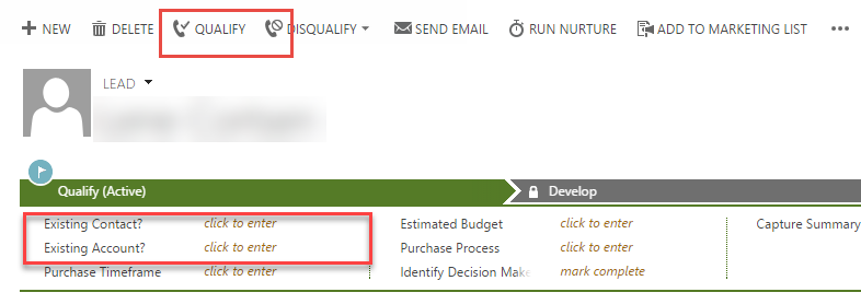 Qualify Lead (CRM 2015)